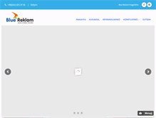 Tablet Screenshot of bluereklam.com